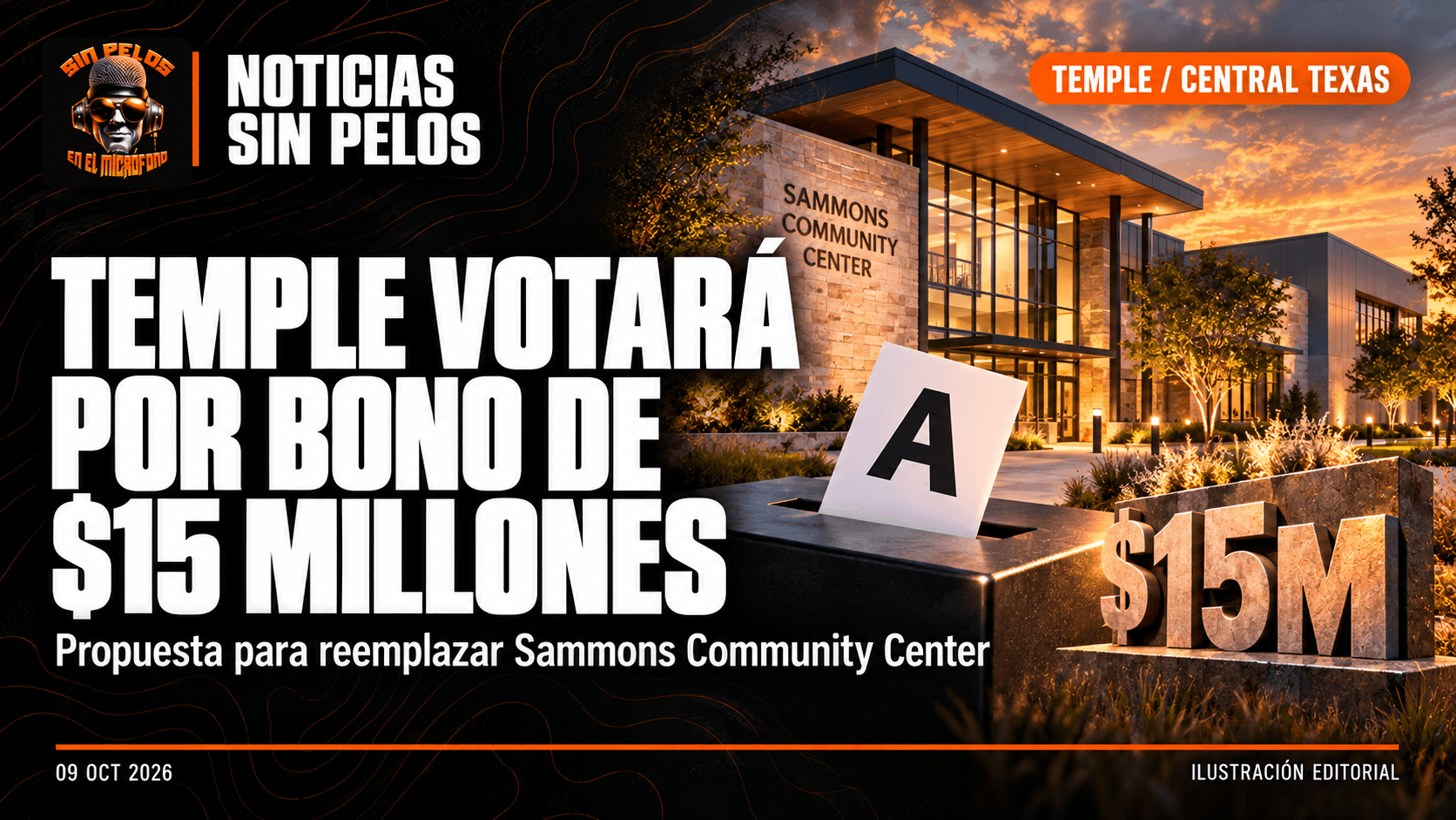 TEMPLE DECIDIRÁ EN NOVIEMBRE SOBRE $15 MILLONES PARA CENTRO COMUNITARIO