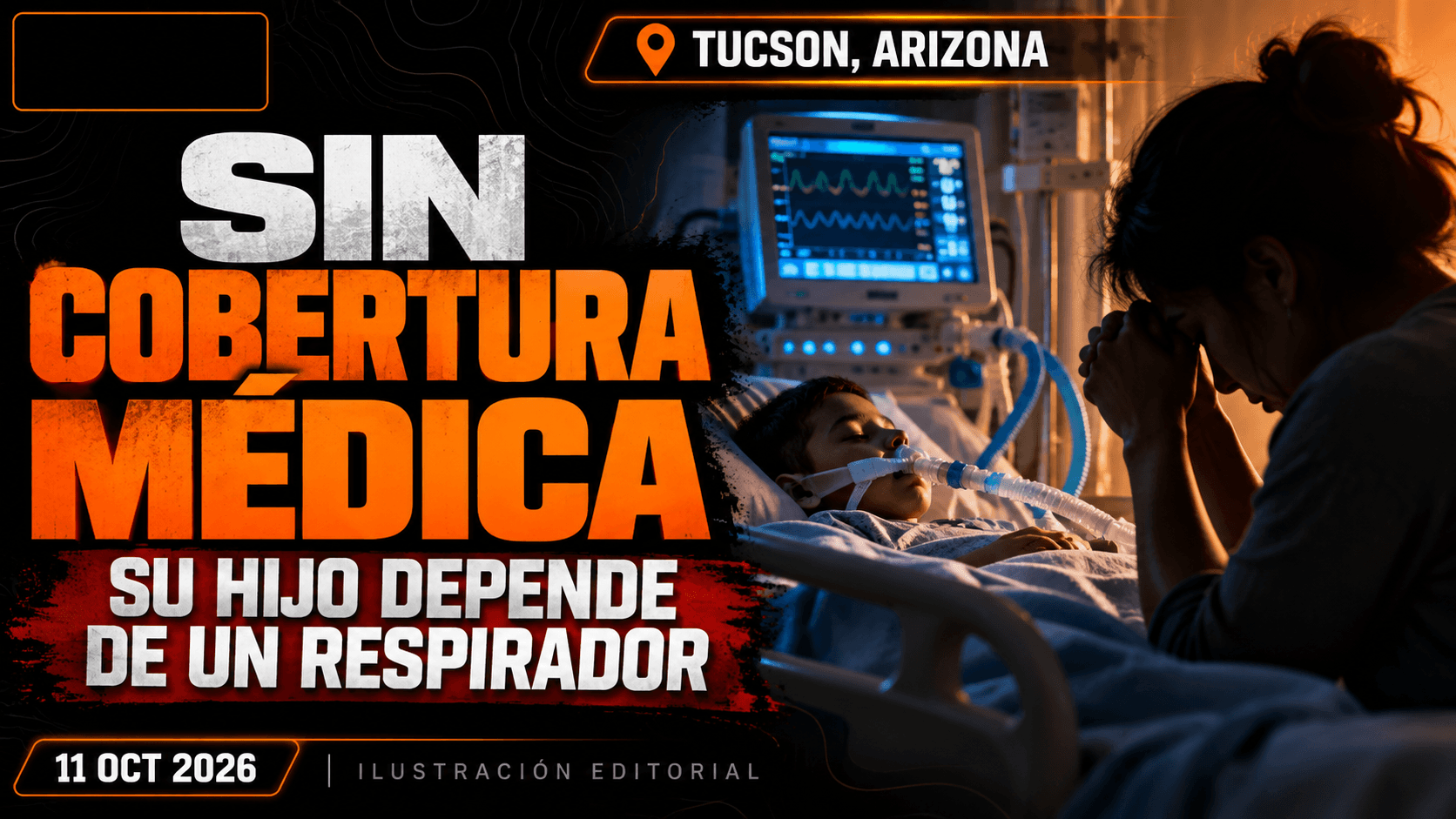 SIN COBERTURA MÉDICA: SU HIJO DEPENDE DE UN RESPIRADOR Y UNA MADRE TEME POR SUS MEDICAMENTOS