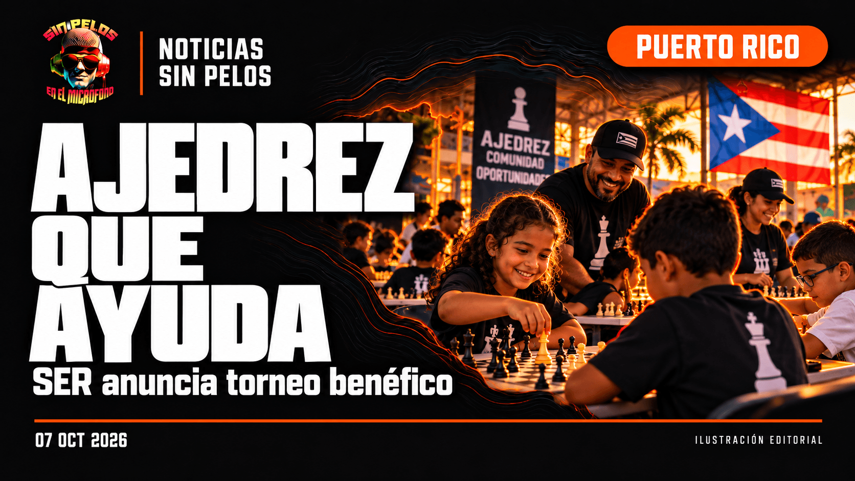 AJEDREZ QUE AYUDA: SER de Puerto Rico celebrará su primer torneo benéfico el 17 de octubre
