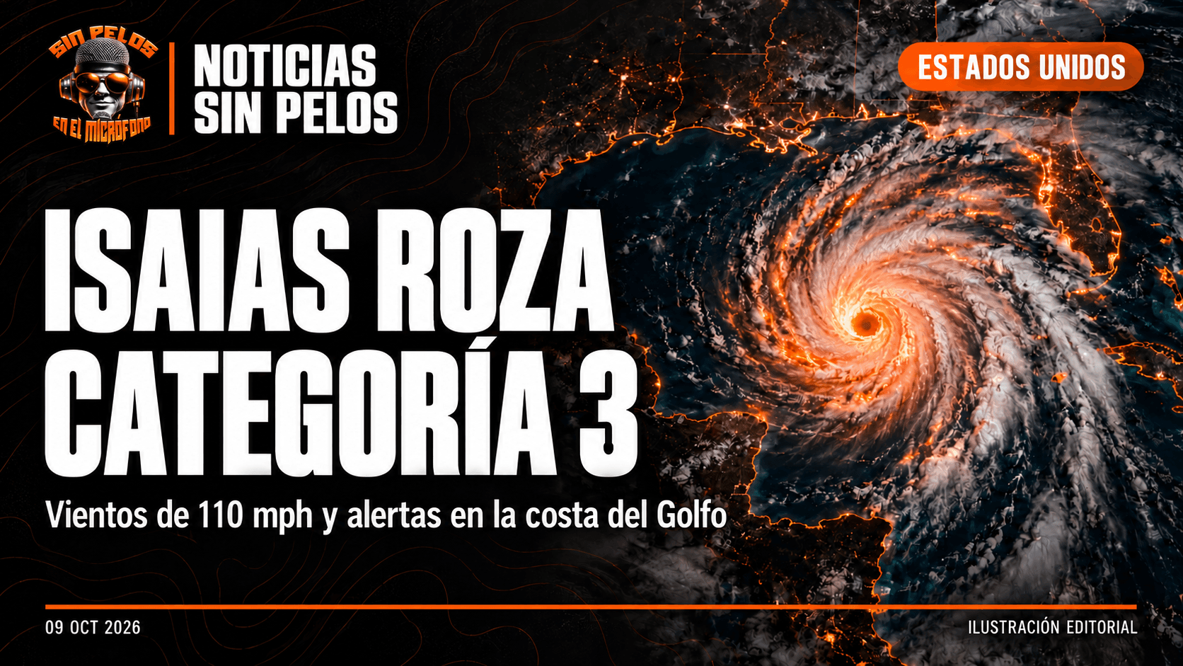 Huracán Isaias al borde de categoría 3: alertas y evacuaciones en la costa del Golfo