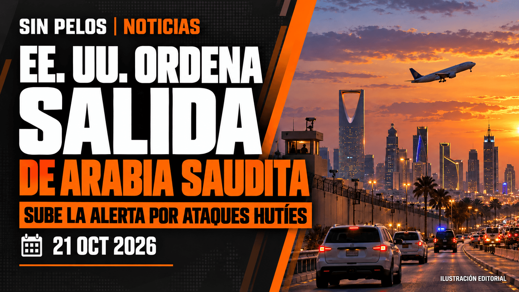 EE. UU. ordena la salida de personal no esencial de Arabia Saudita por ataques hutíes