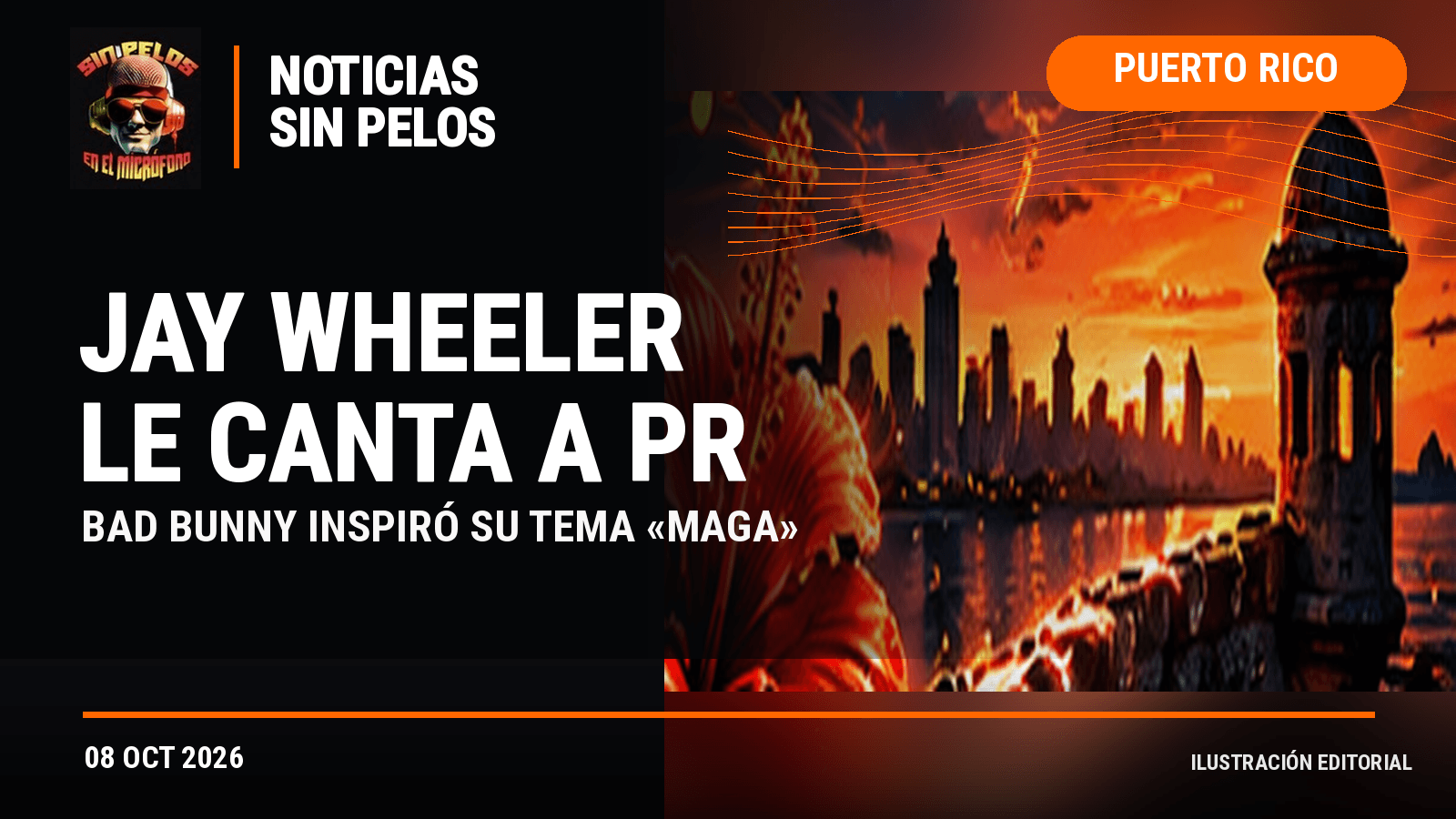 JAY WHEELER COMPONE «MAGA» PARA PUERTO RICO Y RECONOCE LA INSPIRACIÓN DE BAD BUNNY