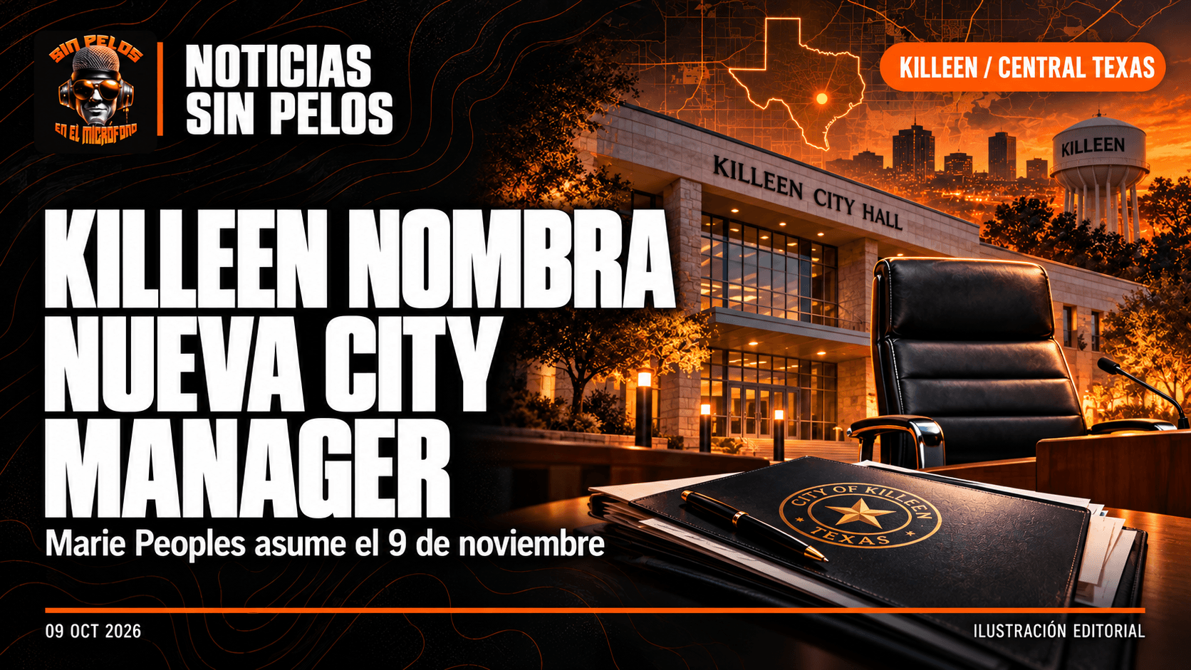 KILLEEN NOMBRA A LA DRA. MARIE PEOPLES COMO NUEVA CITY MANAGER