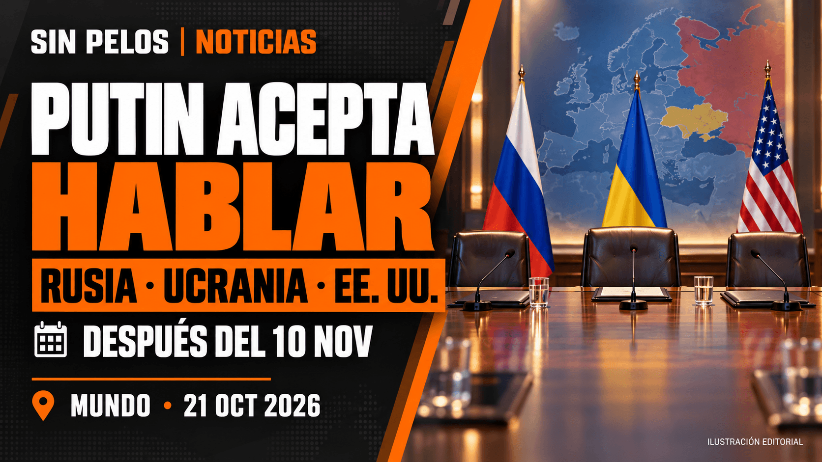 Putin acepta en principio reanudar conversaciones con Ucrania y EE. UU.