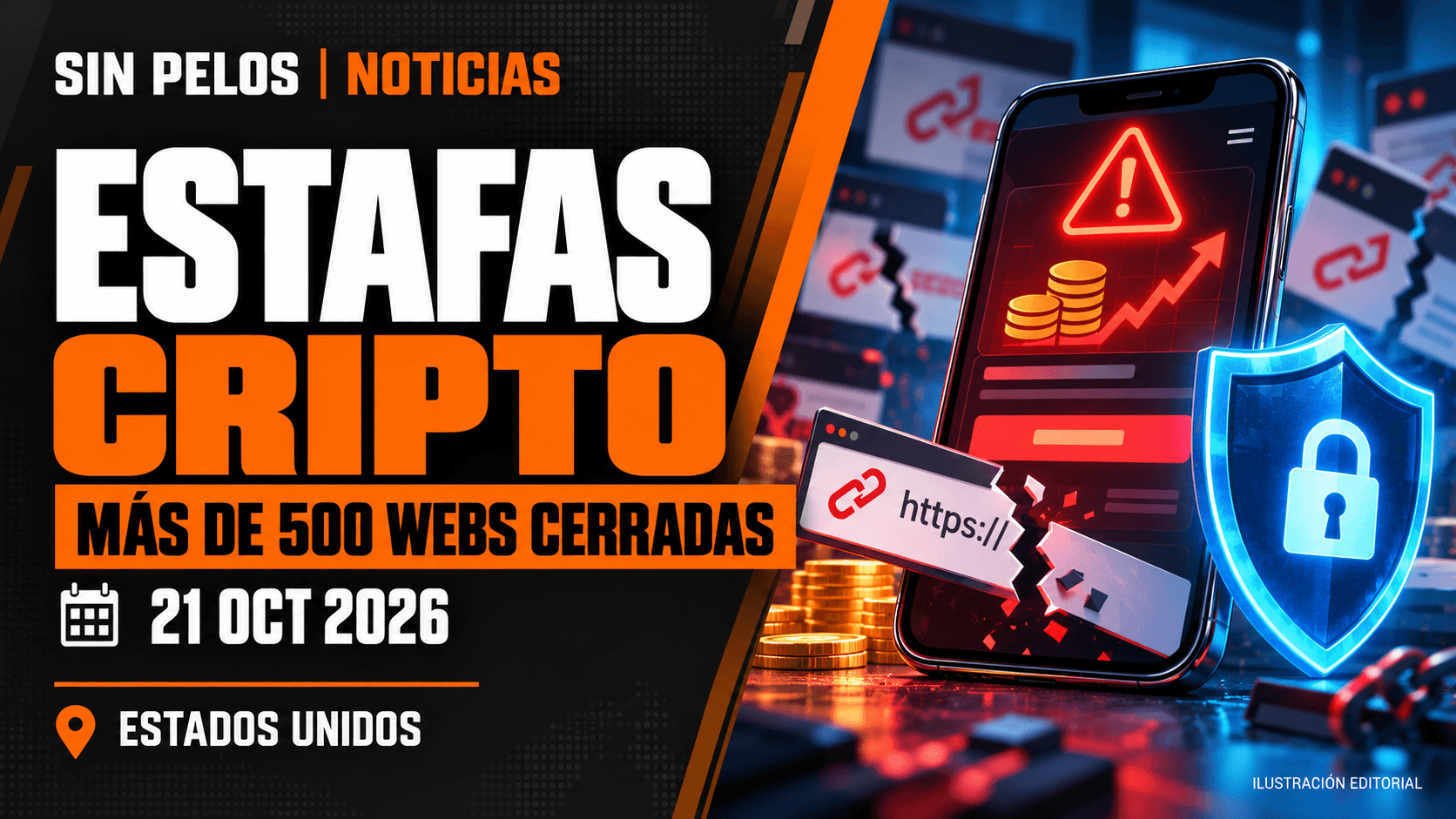 EE. UU. dice haber cerrado más de 500 webs ligadas a estafas con criptomonedas