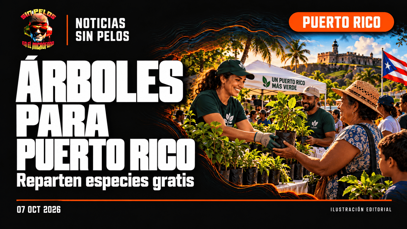 ¡ÁRBOLES GRATIS PARA PUERTO RICO! Para la Naturaleza reparte especies nativas y frutales hasta el 10 de octubre